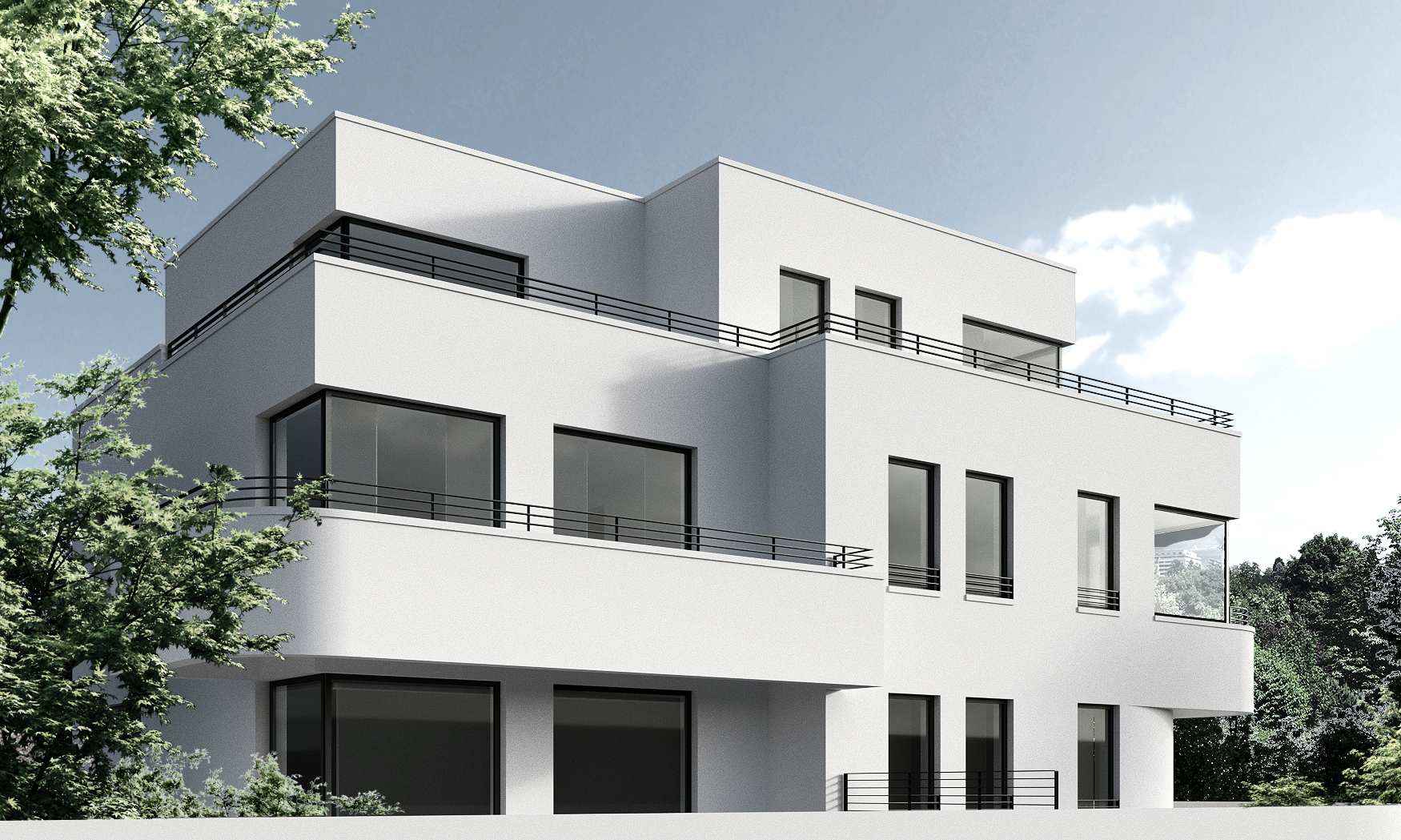 Weiße Villa